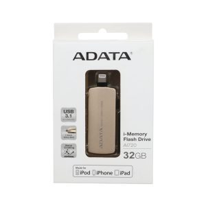 Adata AI720 USB 3.1 Lightning Flash Memory- 32GB طلایی