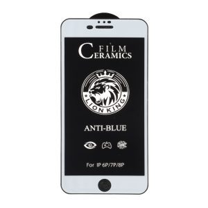 محافظ صفحه نمایش سرامیکی آنتی بلومات iphone 6Plus / 7Plus / 8Plus – Full Cover – سفید
