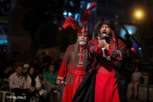 اجرای تعزیه در محوطه مجموعه تئاترشهر