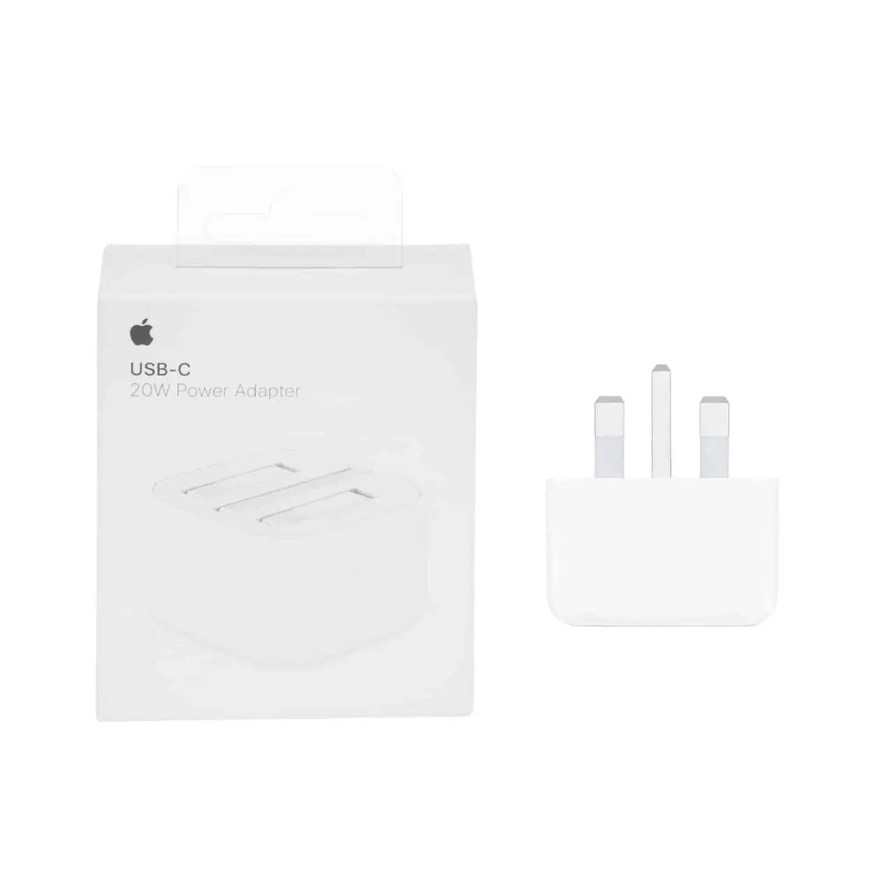 شارژر دیواری اپل 20 وات USB-C سه پین مدل A++ – A2344 B/A – سفید – سفارش ایرلند