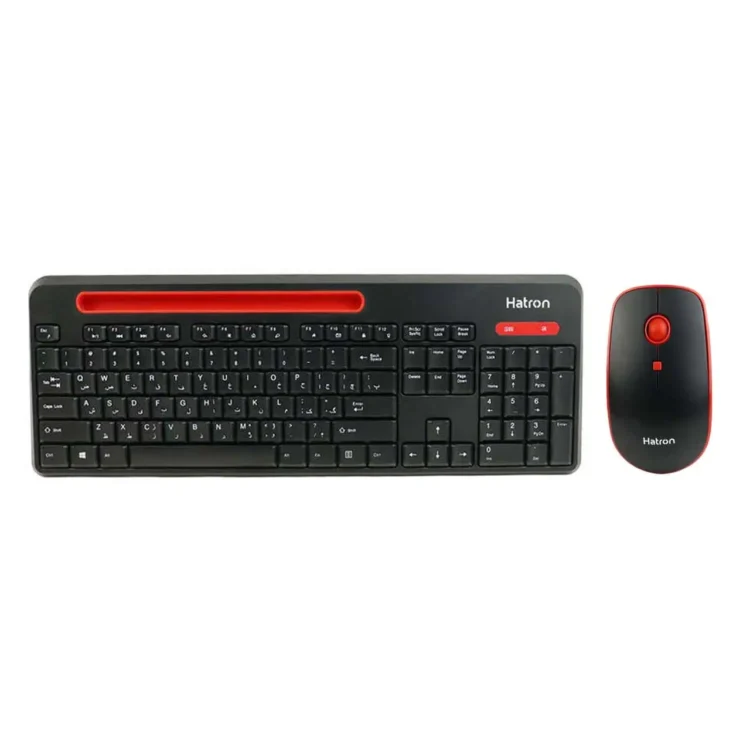 کیبورد و موس هترون مدل HKCW135 – مشکی