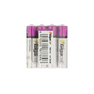 باتری قلمی گیگاسل-AA مدل Max Power Heavy Duty بسته 4 عددی