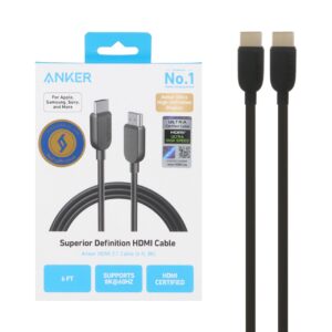 کابل 1.8 متری انکر Hdmi مدل A8742H11 – مشکی