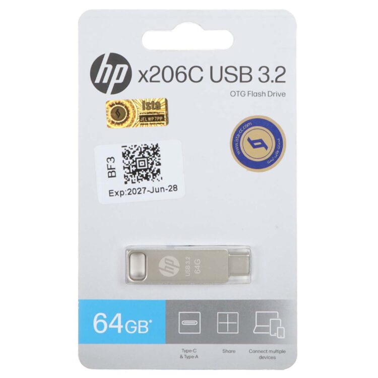 فلش مموری اچ پی مدل 64GB – X206C