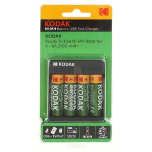 باتری قلم قابل شارژ کوداک-AA ظرفیت 2100mah (بسته 4 عددی)