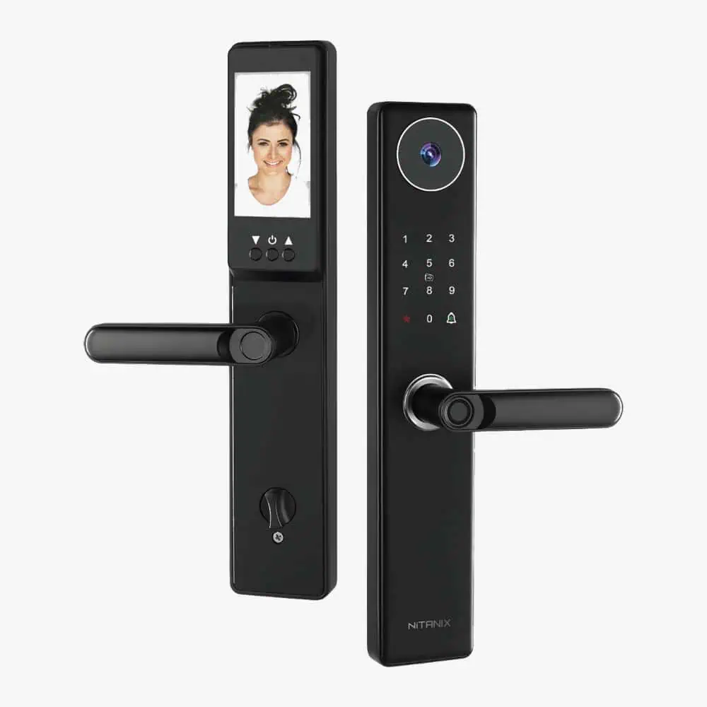 دستگیره هوشمند نایتانیکس NX108-PDU | قفل دیجیتال هندلی درب