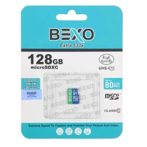 کارت حافظه microSDXC بکسو مدل Extra 533X UHS-I U1 ظرفیت 128 گیگابایت