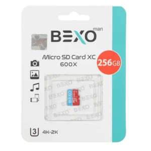 کارت حافظه microSDXC بکسو مدل Extra 600X UHS-I U3 ظرفیت 256 گیگابایت