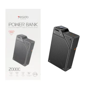 پاوربانک فست شارژ یسیدو 20000 هزار میلی آمپر ساعت 65 وات مدل YP76 – مشکی – قابلیت شارژ لپتاپ