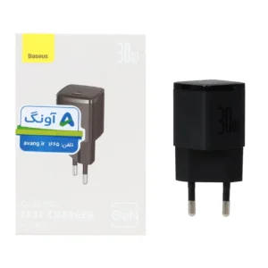 شارژر دیواری فست تک پورت باسئوس 30 وات مدل CCXF000301 – مشکی